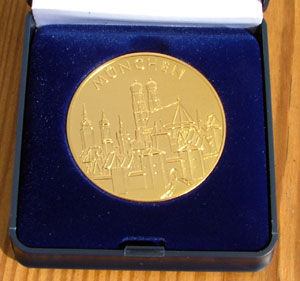 Medaille Briefmarkentage München