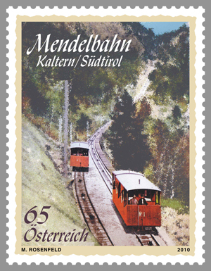 Sondermarke Mendelbahn