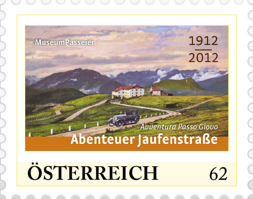 Sonderbriefmarke Jaufenstraße