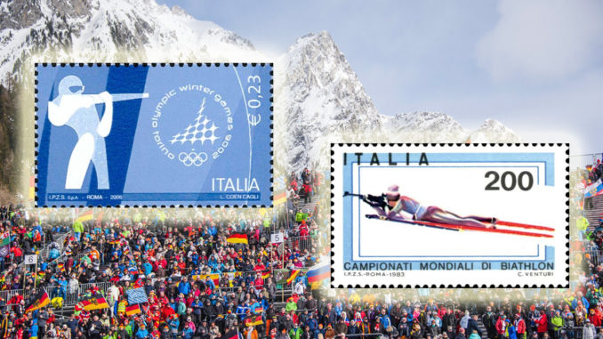 Briefmarke Biathlon WM 2020